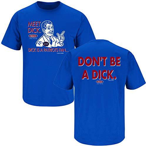 Smack Apparel Michigan Football Fans Dont be a Dick T-Shirt Sm-5X 